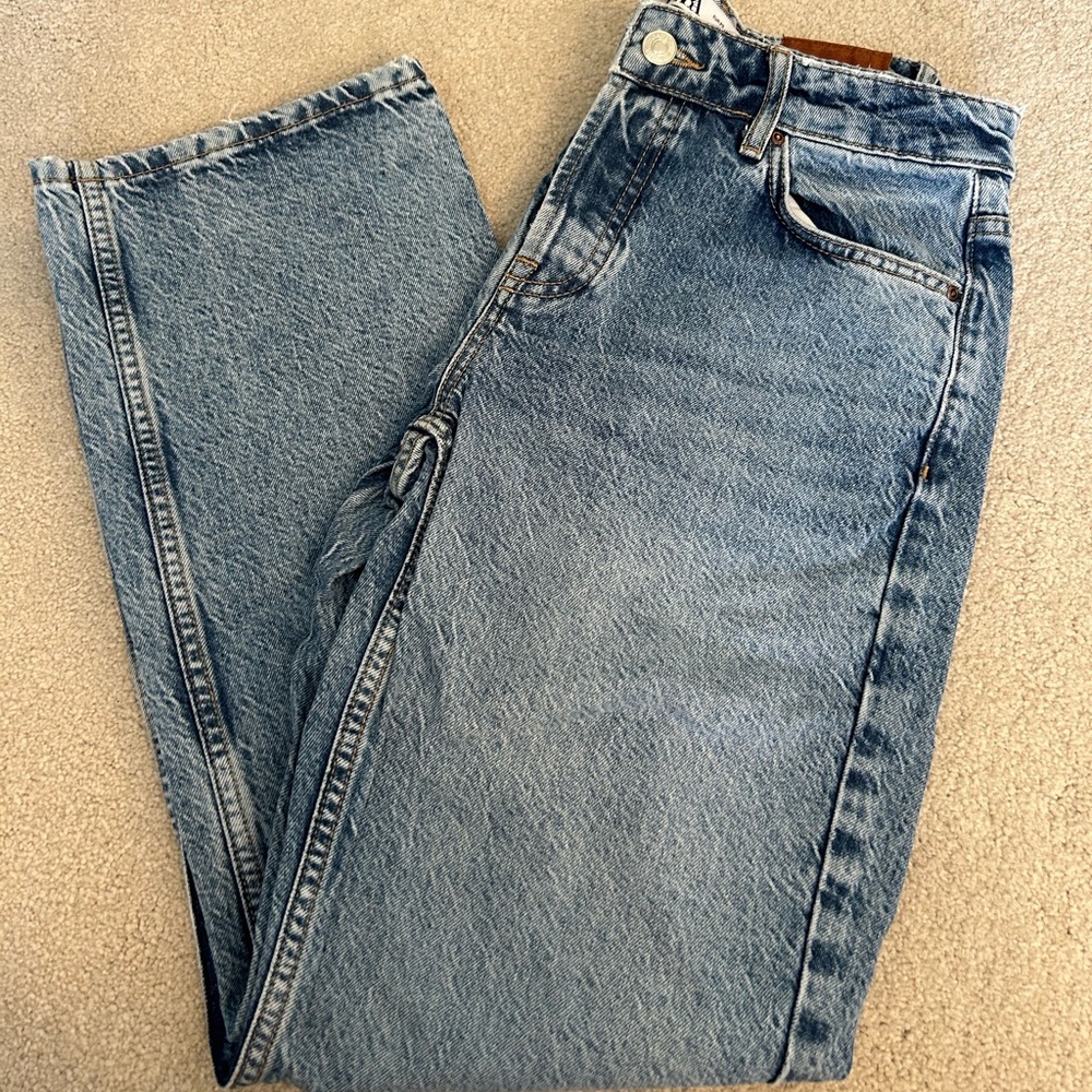 Zara straight leg jeans!